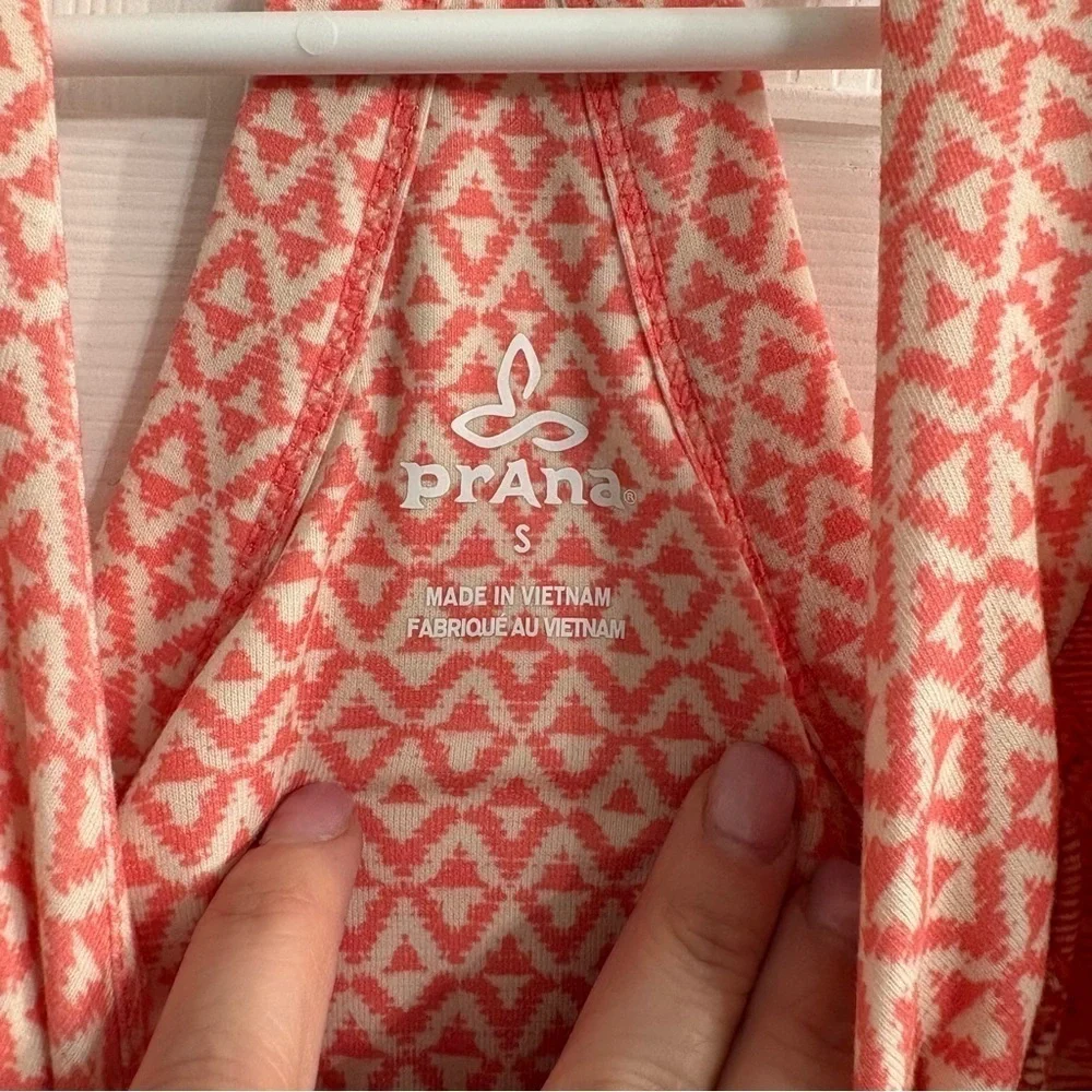 PrAna | Casual Outdoor Athleisure Knit T Back Sundress Orange Tribal | SZ S